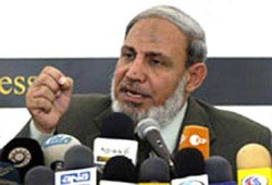 الزهار يجدد رفض ضغوط الصهاينة وموفاز يدعو لاغتيال قادة المقاومة