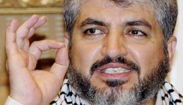 مشعل يتهم أطرافًا فلسطينيةً بالحصول على دعم أمريكي اقتصادي وعسكري