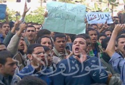 طلاب جامعة الأزهر يعتصمون للإفراج عن زملائهم المعتقلين