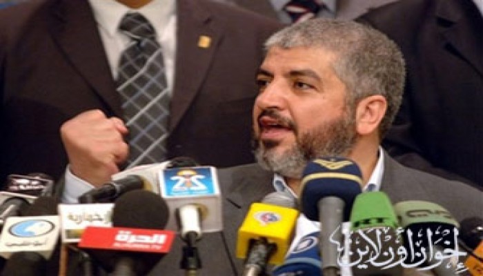 مشعل يؤكد استمرار المقاومة وأولمرت يعلن الاستعداد لتبادل الأسرى