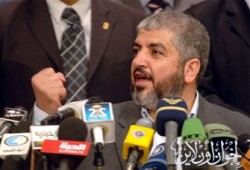 مشعل يُمهل المجتمع الدولي ستة أشهر لفك الحصار عن الفلسطينيين