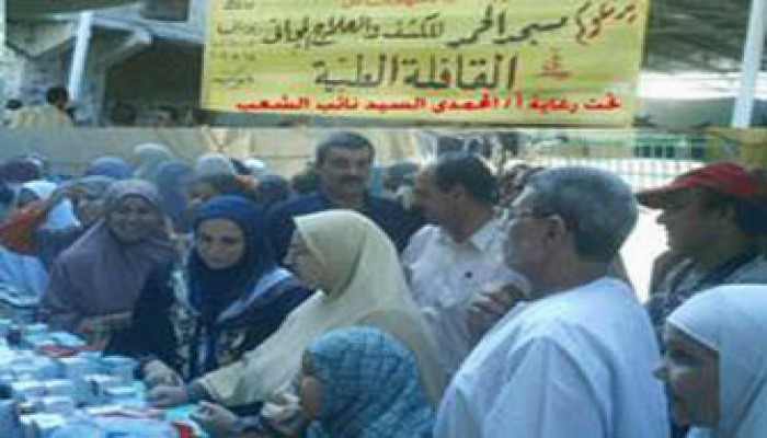 600 مواطن في القافلة الطبية للمحمدي برمل الإسكندرية
