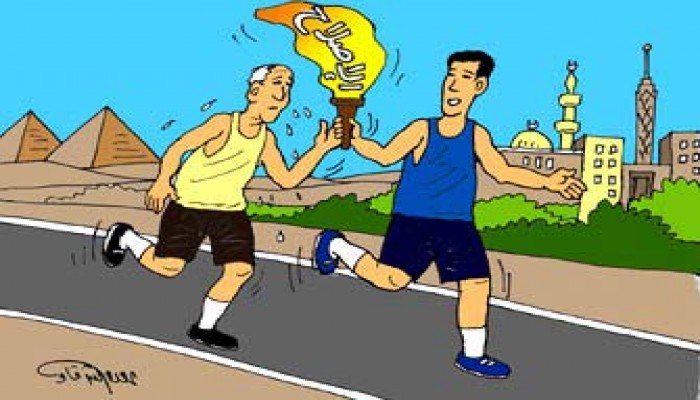 الشباب يهتفون.. انتهى عصر المشي جنب الحيط