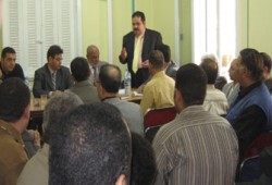 مجاهد يعقد مجلس صلح لمشكلة بالمطرية