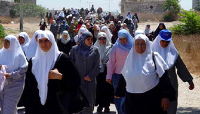 آلاف النساء يشاركن في إحياء للذكرى الـ58 للنكبة