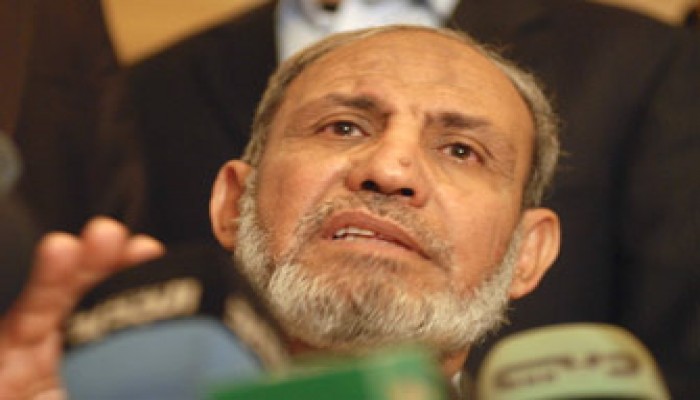 الزهار يجدد رفض الاعتراف بالكيان وعباس مستعد للتفاوض فورًا