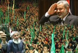 مسيرات جماهيرية حاشدة تبايع حكومة حماس الجديدة