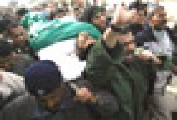 تشييع جثمان الشهيد أسامة بريص في رفح