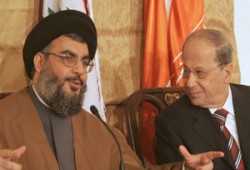 حسن نصر الله مع ميشيل عون.. كيف؟!!