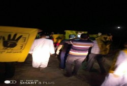 فعالية ثورية بمحافظة البحيرة تنديدًا بجرائم الانقلاب في "رابعة"