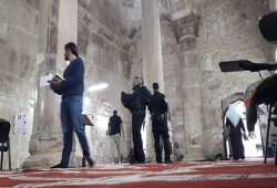 الاحتلال يعتقل 6 فلسطينيين ويقتحم مصلى باب الرحمة