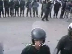 مظاهرة طلاب جامعة القاهرة نصرة لأهالي غزة