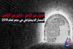 كثير من اليأس… حصاد المسار الديمقراطي في مصر 2019‎‎