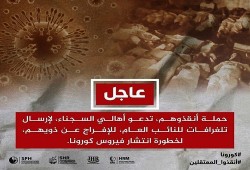 خوفًا من كورونا.. حملة تلغرافات تطالب بإطلاق سراح المعتقلين