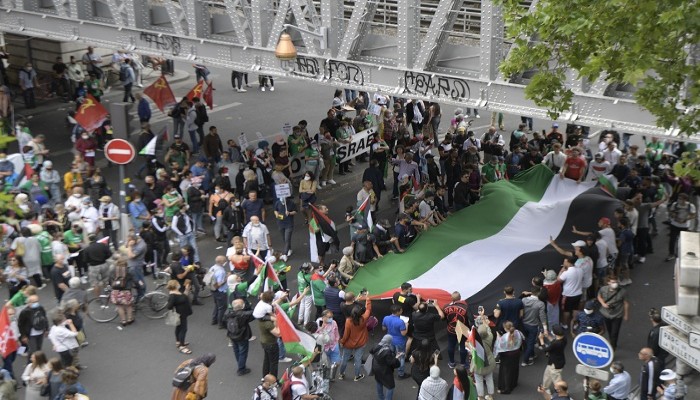 احتجاجات بإيطاليا وفرنسا رفضا لمشروع الضم الصهيوني