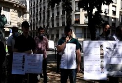 وقفة لنشطاء تندد بالانتهاكات بحق 5 طلاب من أبناء الإنجوش بسجون السيسي