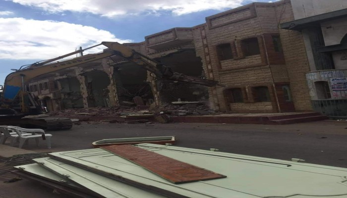 سلطات الانقلاب تهدم مسجد الصحابة بكفر الدوار بحجة أنه بؤرة إخوانية