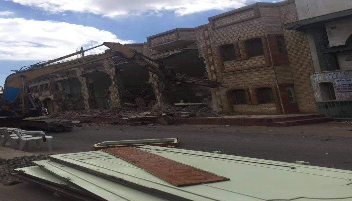 سلطات الانقلاب تهدم مسجد الصحابة بكفر الدوار بحجة أنه بؤرة إخوانية
