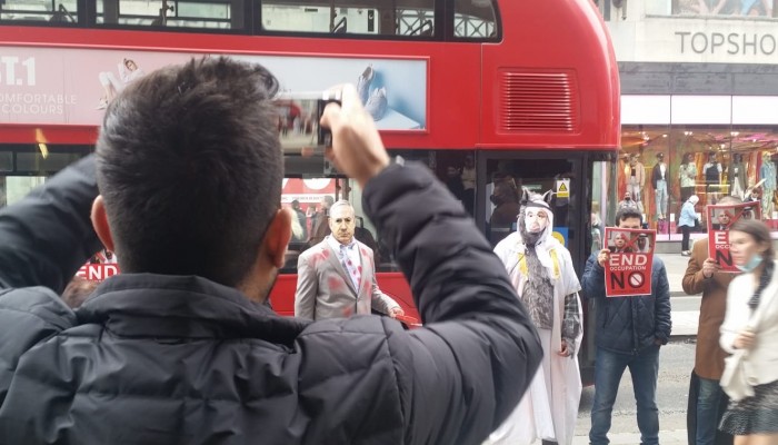 لندن.. وقفة احتجاجية رفضا للتطبيع الإماراتي الصهيوني