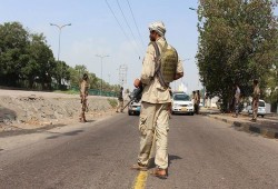 وقفة احتجاجية باليمن رفضا للتواجد الصهيوني بجزيرة سقطري