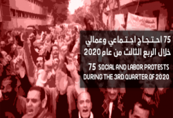 الشبكة العربية: 75 احتجاجا ضد الانقلاب بالربع الثالث لعام 2020
