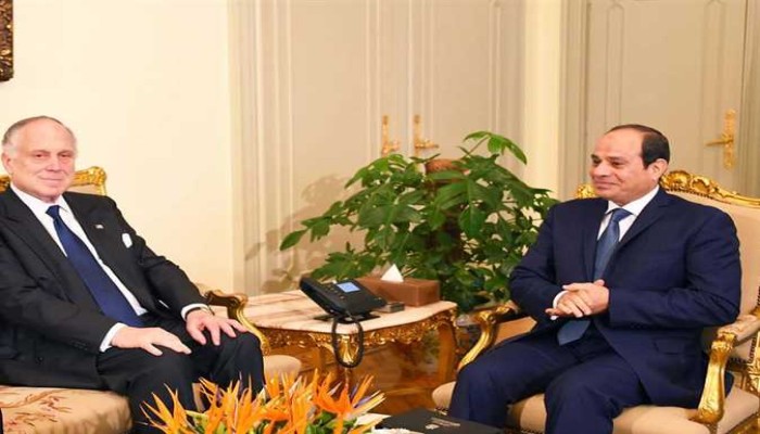في سياق متكرر .. رئيس الكونجرس اليهودي العالمي يلتقي "السيسي" للمرة الخامسة بالقاهرة
