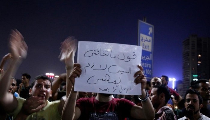 #ارحل_ياسيسي" يحتل التريند ونشطاء: #قول_متخفشي_السيسي_لازم_يمشي