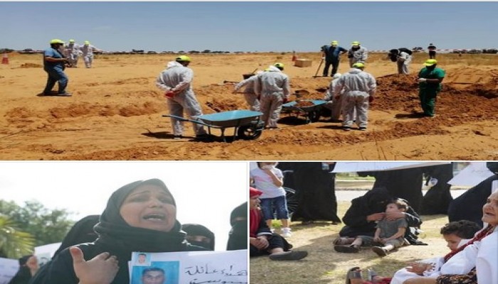 ليبيا.. انتشال جثامين من مقابر جماعية جديدة بترهونة
