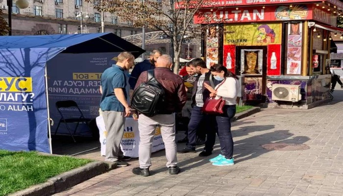 مشروع الخيمة الدعوية.. جديد مسلمي أوكرانيا للتعامل مع فئات المجتمع