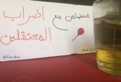 استمرار إضراب طرة ومطالبات بالحرية لعلا و3 أشقاء مختفين قسريا والحياة لإسلام