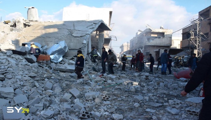 هيومن رايتس: تحالف (الأسد - الروس) ألحق أضرارا بــ 3 ملايين مدني بإدلب