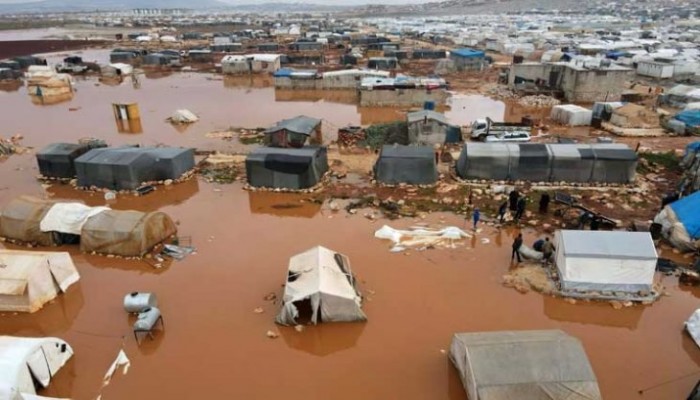قلق أممي بشأن أوضاع النازحين بسبب الطقس السيئ شمالي سورية