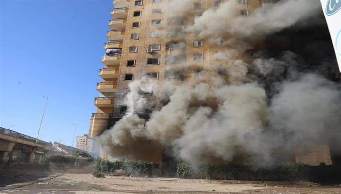 مواقع التواصل ترصد فشل إعلام الانقلاب في تبرير حريق عمارة الدائري