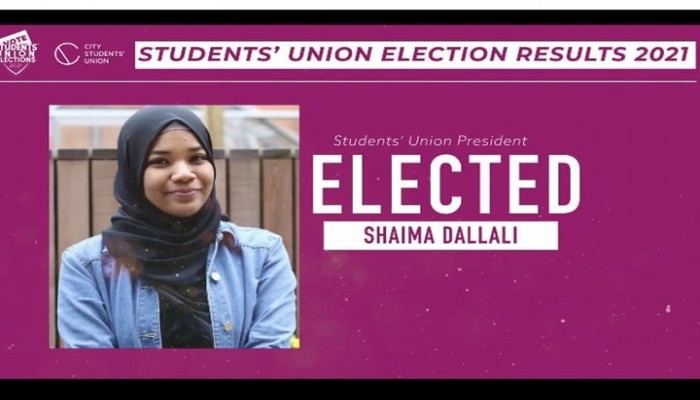 شيماء دلالي أول طالبة محجبة ترأس اتحاد جامعة لندن