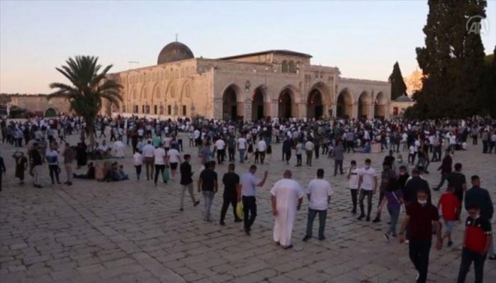 الفلسطينيون يحيون ذكرى الإسراء والمعراج في الأقصى