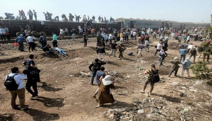 كوارث القطارات مستمرة.. 8 وفيات و109 مصابين في حادث تصادم بطوخ