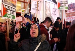 مسلمو أمريكا ينددون بجرائم الصهاينة ضد الفلسطينيين بالقدس