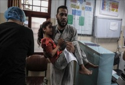 24 شهيدا بغزة والعدو الصهيوني يقصف 130 موقعا