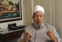 الشيح القرضاوي يدعو لدعم المرابطين بالأقصى والمقاومين في غزة