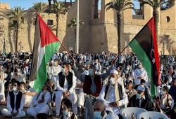 ليبيا.. الآلاف ينددون بهجمات العدو الصهيوني على القدس وغزة