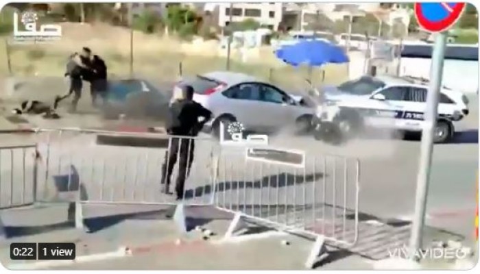 عملية دعس نوعية بالشيخ جراح.. إصابة 7 جنود صهاينة واستشهاد المنفذ