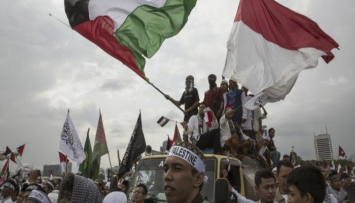 مظاهرات حاشدة في إندونيسيا نصرة للقدس ورفضا للعدوان الصهيوني