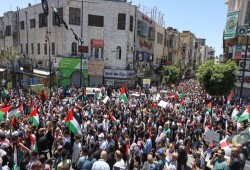 مسيرات حاشدة في الضفة وأراضي 48 تنديدا بالعدوان الصهيوني