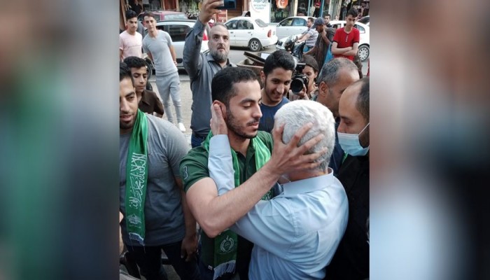 رغم تهديدات الاحتلال.. أول ظهور للسنوار بعد معركة "سيف القدس"