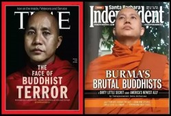 القبض على راهب بوذي إرهابي أحرق عائلة مسلمة في بورما