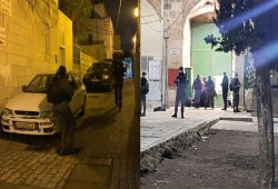 مقاومون فلسطينيون يطلقون الرصاص صوب بؤرة "جبل صبيح"