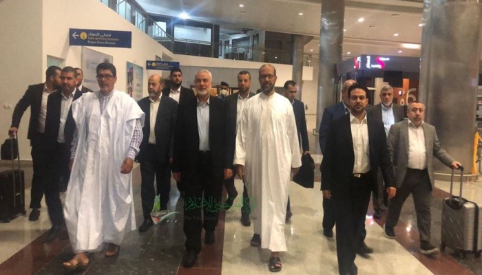 وفد من حماس برئاسة إسماعيل هنية يصل موريتانيا