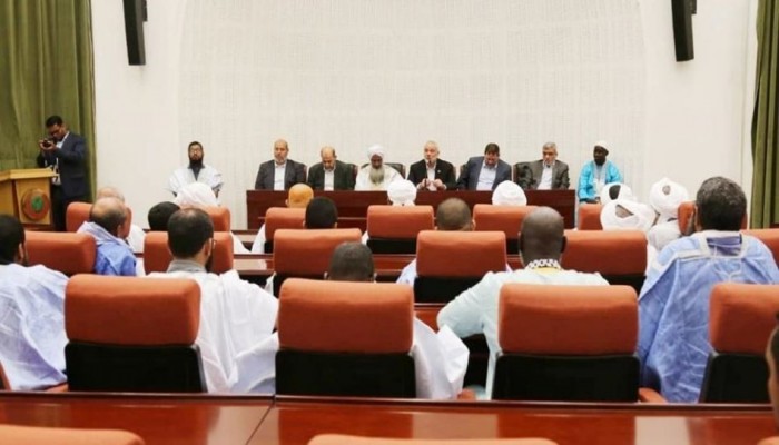 هنية يلتقي عددًا من ممثلي الأئمة والعلماء بموريتانيا