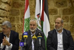هنية يتعهد بمواصلة السعي لتحقيق الوحدة الوطنية الفلسطينية وتعزيز المقاومة