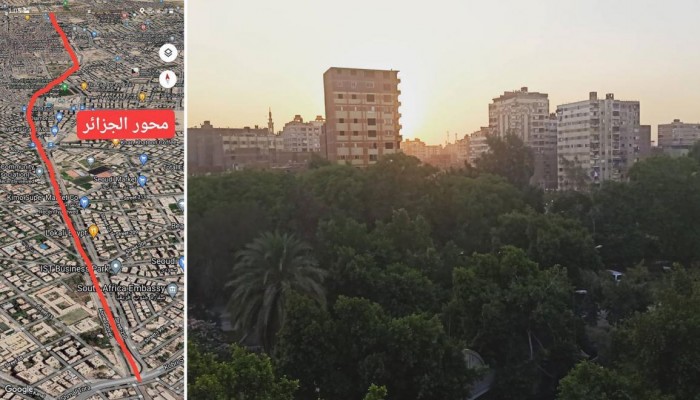 الانقلاب يبدأ مذبحة جديدة للأشجار.. محور مروري يخترق قلب المعادي